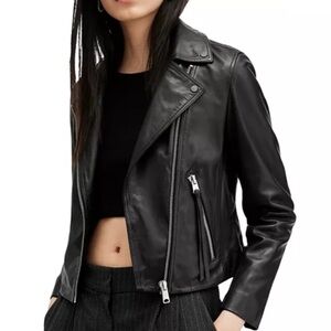 NWT All Saints Daley Biker Jacket